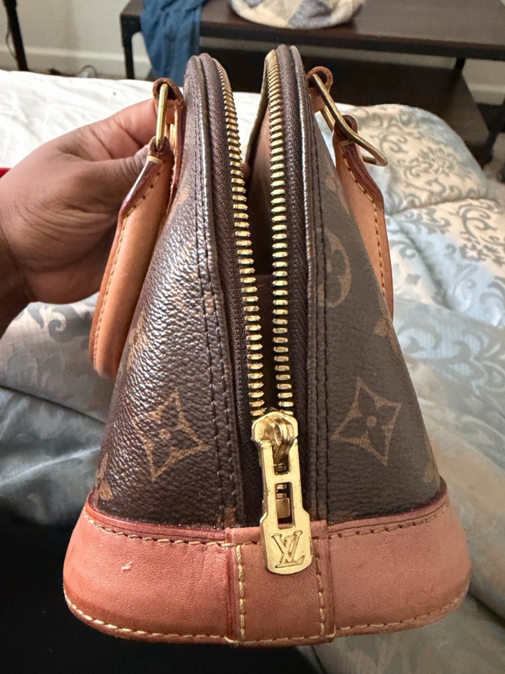 Vintage Louis Vuitton Alma bb Monogram Dome Satchel - Picture 6 of 16